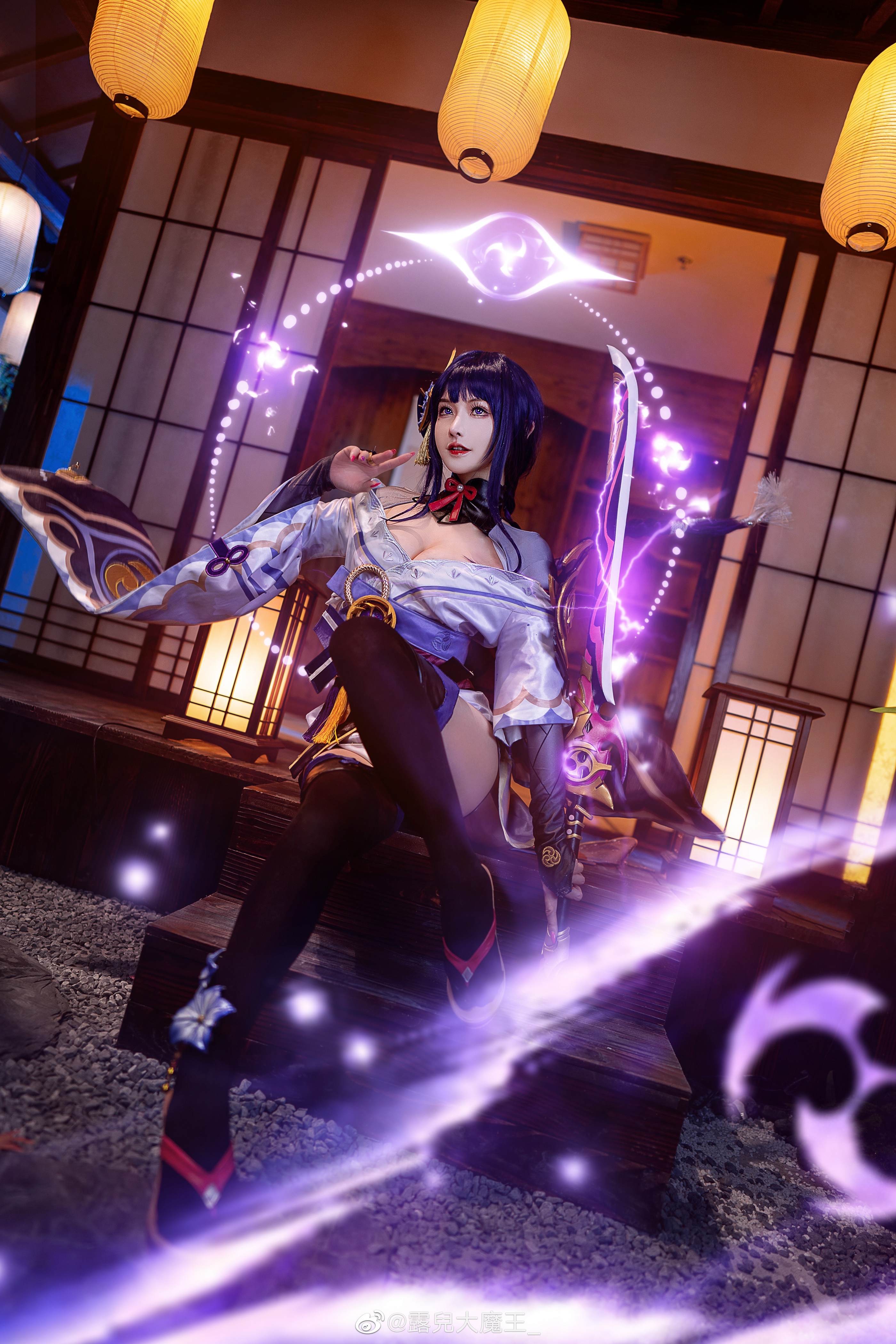 【预览】【露儿大魔王】原神雷电将军 cosplay – 咿哩莎白 | Page 2