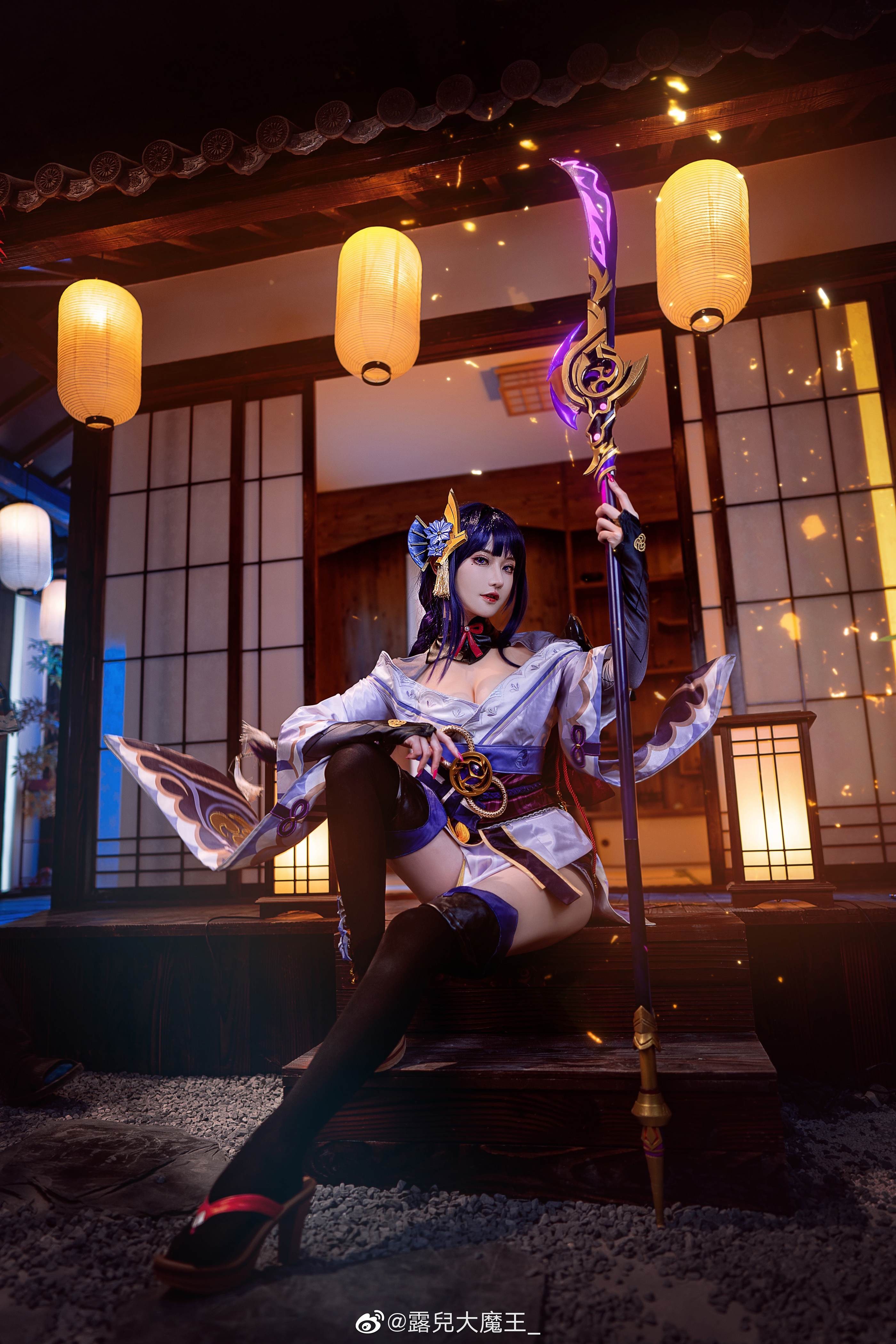 【预览】【露儿大魔王】原神雷电将军 cosplay – 咿哩莎白