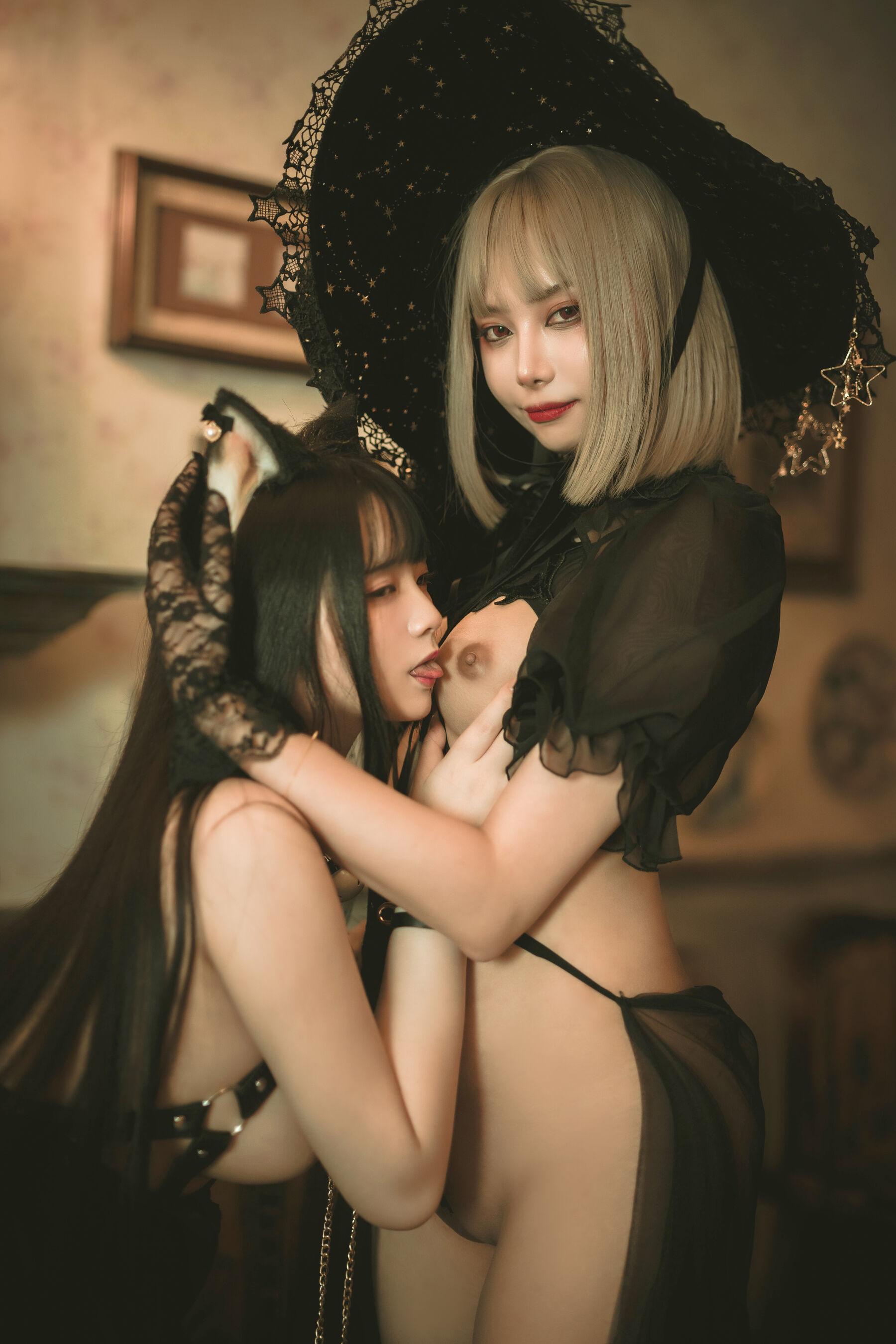 国模套图 落落Raku《魔女と黑猫》 | Page 5