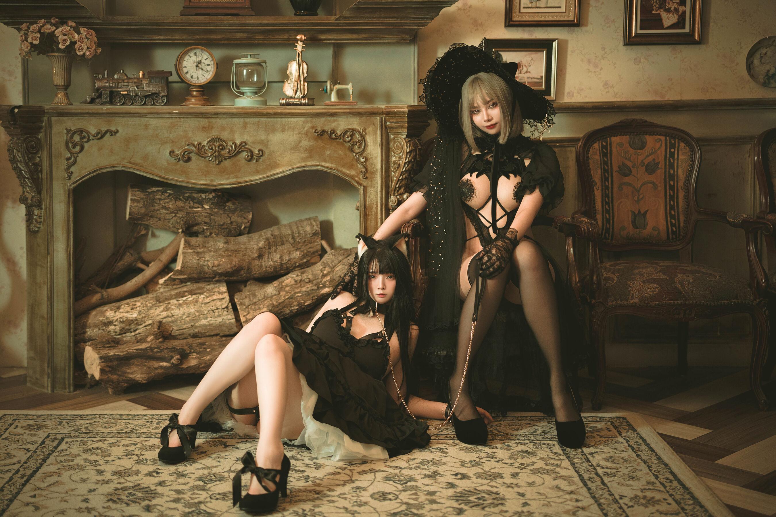 国模套图 落落Raku《魔女と黑猫》 | Page 2