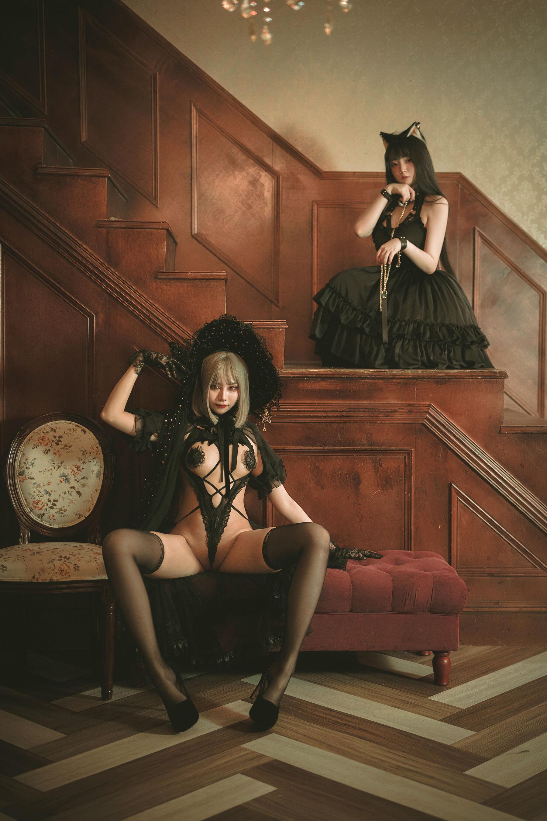 国模套图 落落Raku《魔女と黑猫》 | Page 4