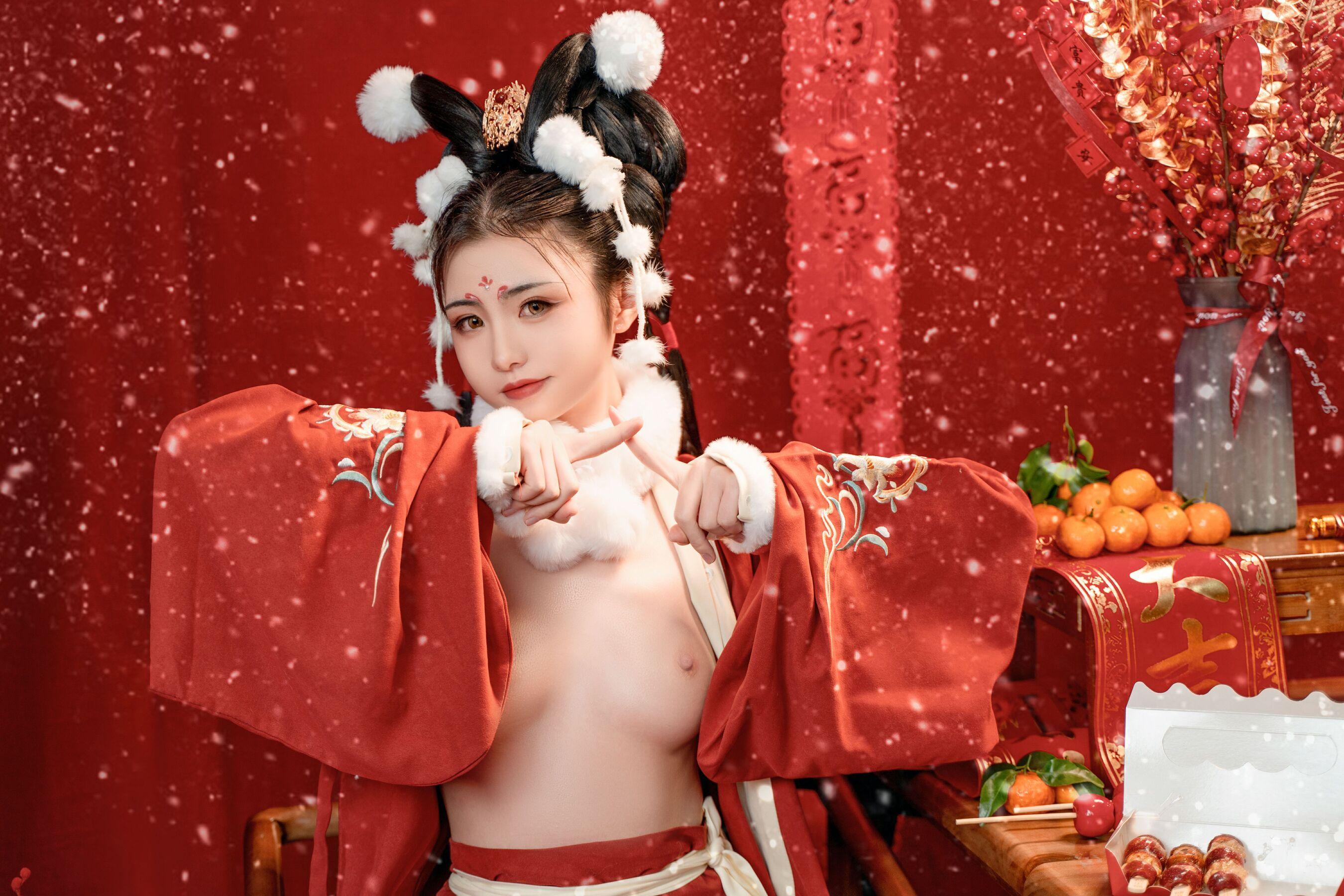 国模套图 喵小吉《玉兔迎春》 | Page 5