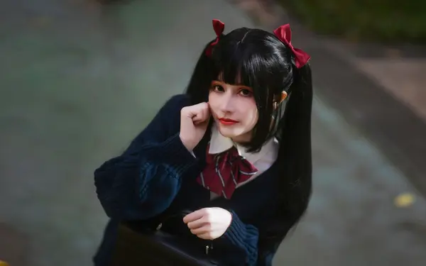 鹿八岁《少女的悸动XJK双马尾》