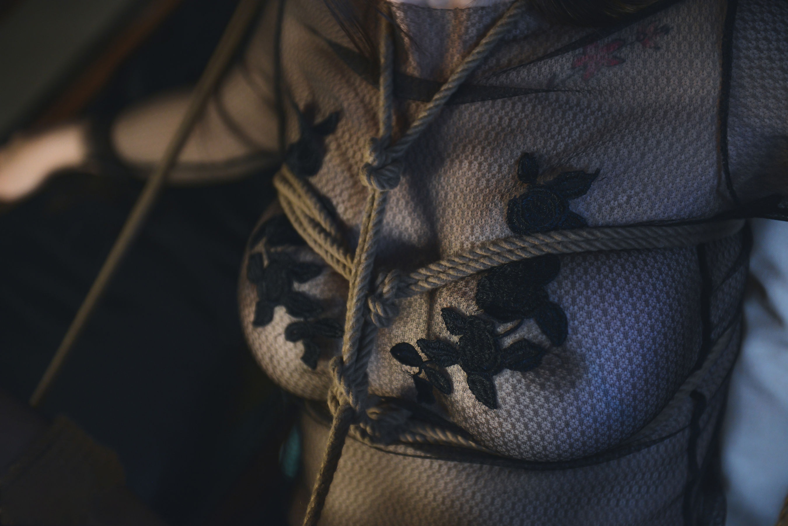 不知名国模大尺度绳艺捆绑主题人体私拍套图