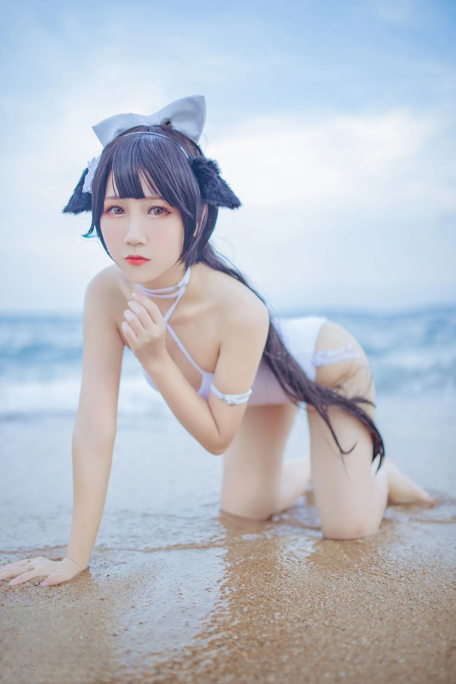抖娘·利世×不呆猫《獒犬海边泳装》 | Page 3