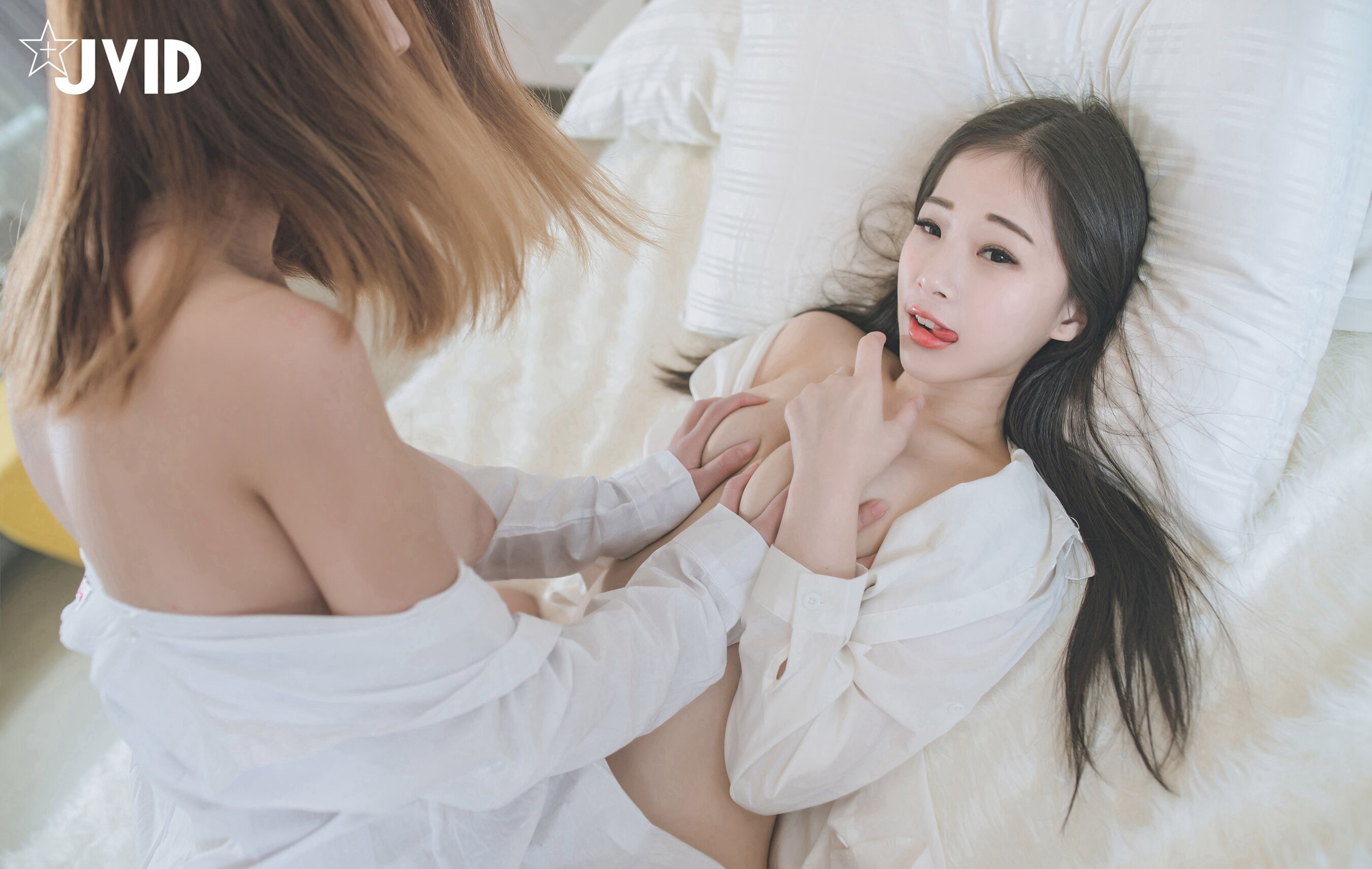 婕咪&宝宝《纯白の闺蜜》